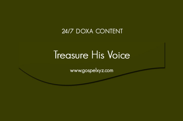 24/7 DOXA Content, 29th April-TREASURE HIS VOICE