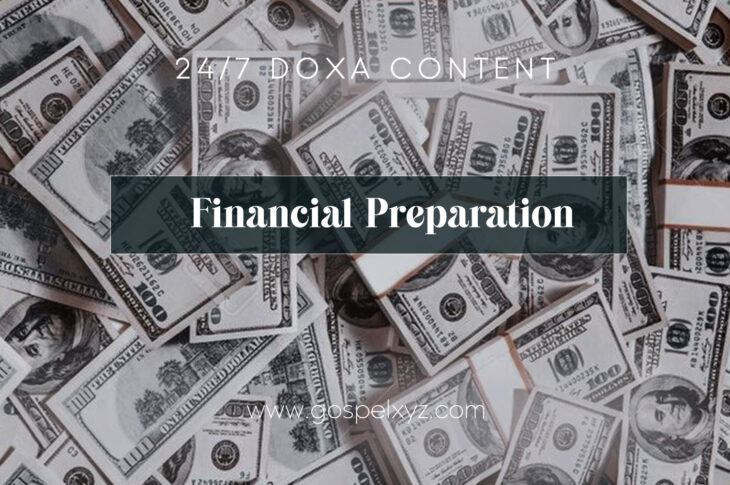 24/7 DOXA Content, 26th November-FINANCIAL PREPARATION