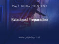 24/7 DOXA Content , 22nd November-RELATIONAL PREPARATION